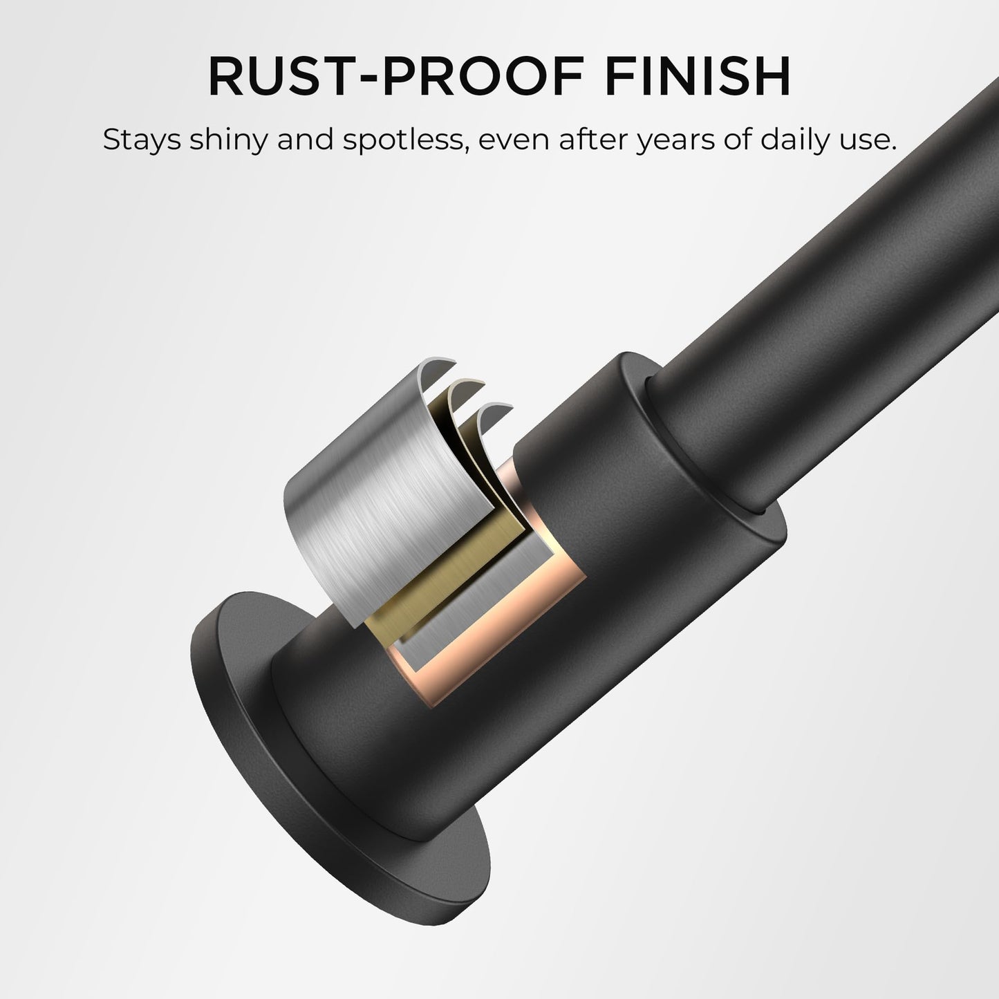 FORIOUS Black Bathroom Faucet 3 Hole, 360° Swivel 8 Inch Widespread Bathroom Sink Faucet with Deck Plate and Pop Up Drain 2 Handle Faucets for Sink, Vanity, RV, Lavatory, Farmhouse