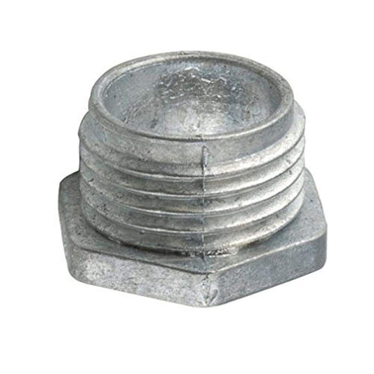 Hubbell-Raco 1663 Offset Chase Conduit Nipple, Non-Insulated, Die Cast Zinc, 3/4" Trade Size (Pack of 50), Gray