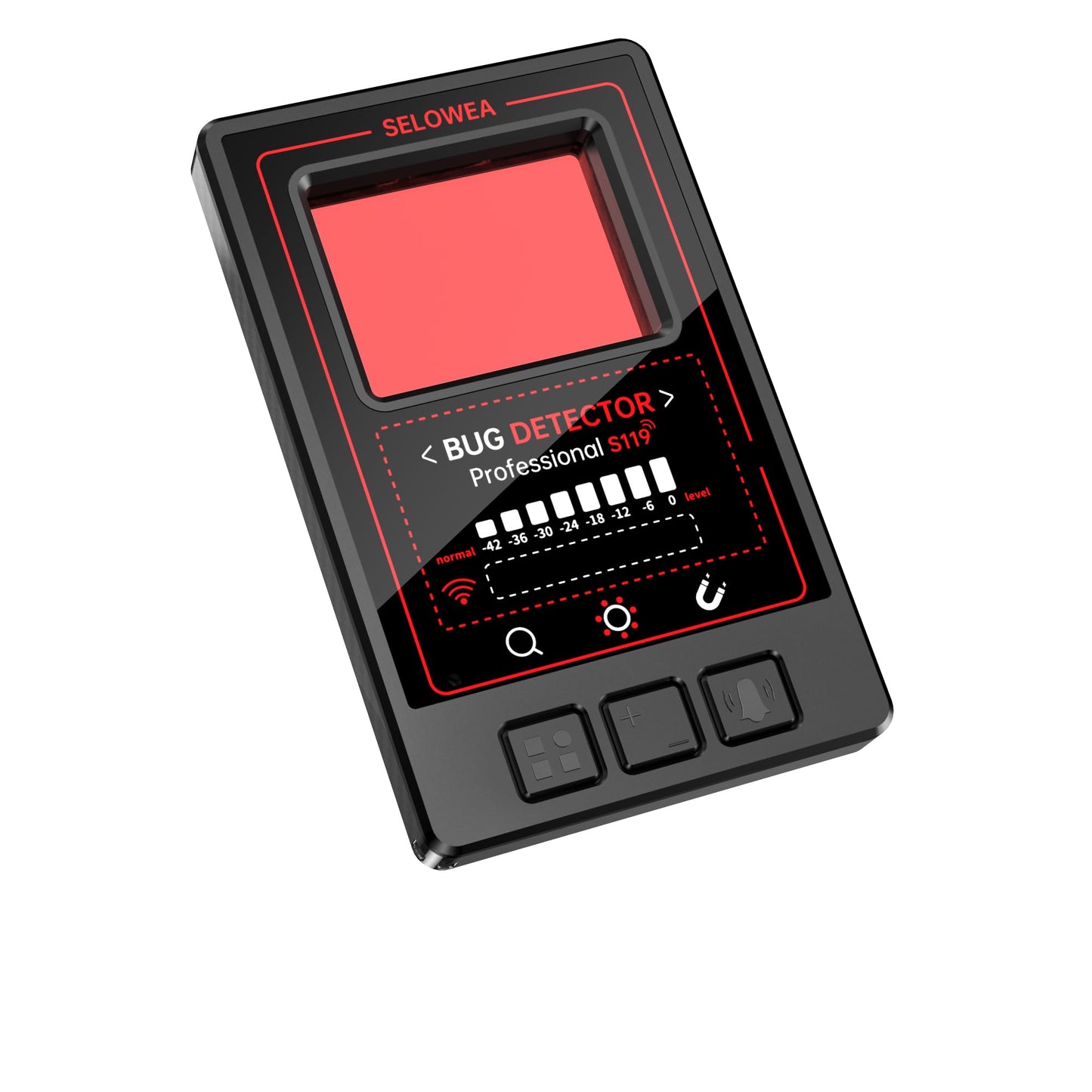 Portable Hidden Camera Detector, Spy Camera Finder, RF Signal Bug Sweeper & GPS Tracker Detector for Home, Office, Hotel & Travel – Anti-Spy Security Scanner