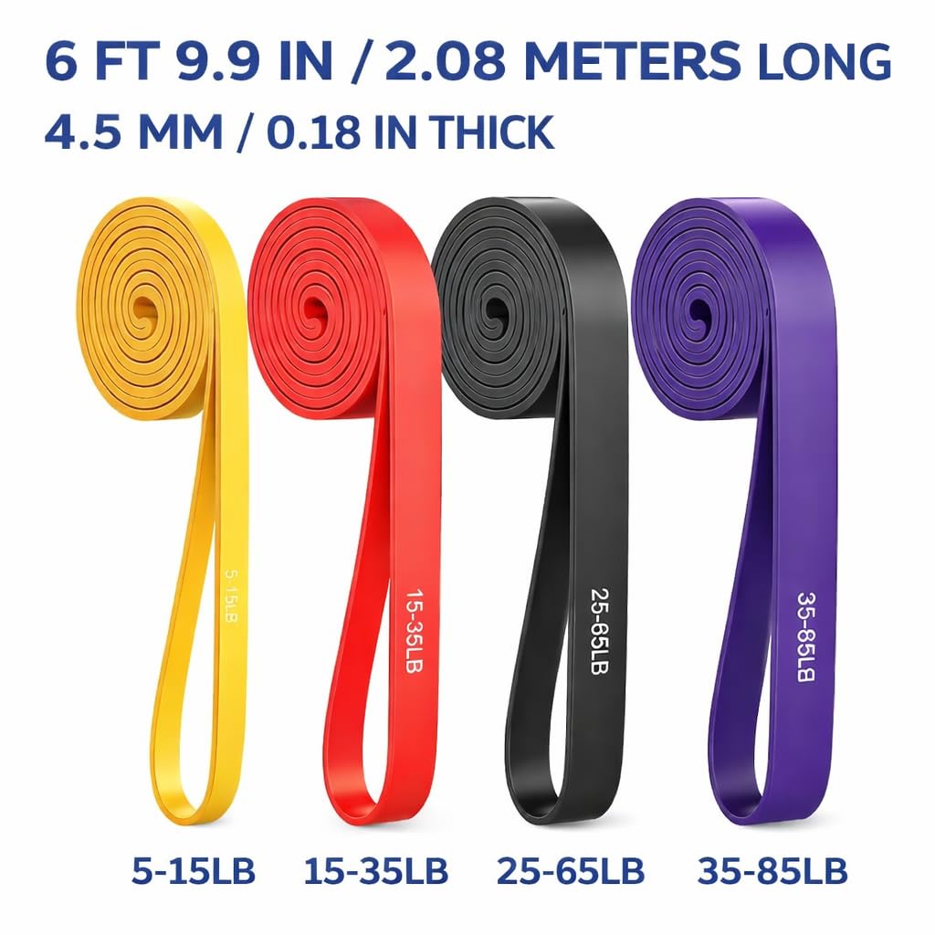 Resistance Bands for Working Out, Pull up Assistant Bands, Exercise Bands, Pull up Band Set for Strength Training, Pull Up Assistance Bands for Body Stretching Training Physical Therapy