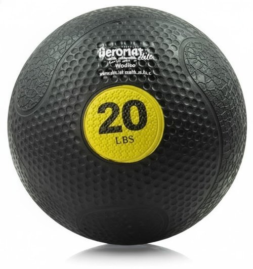 ECO-WISE Aeromat Extreme Elite Medicine Ball 20LB, Yellow