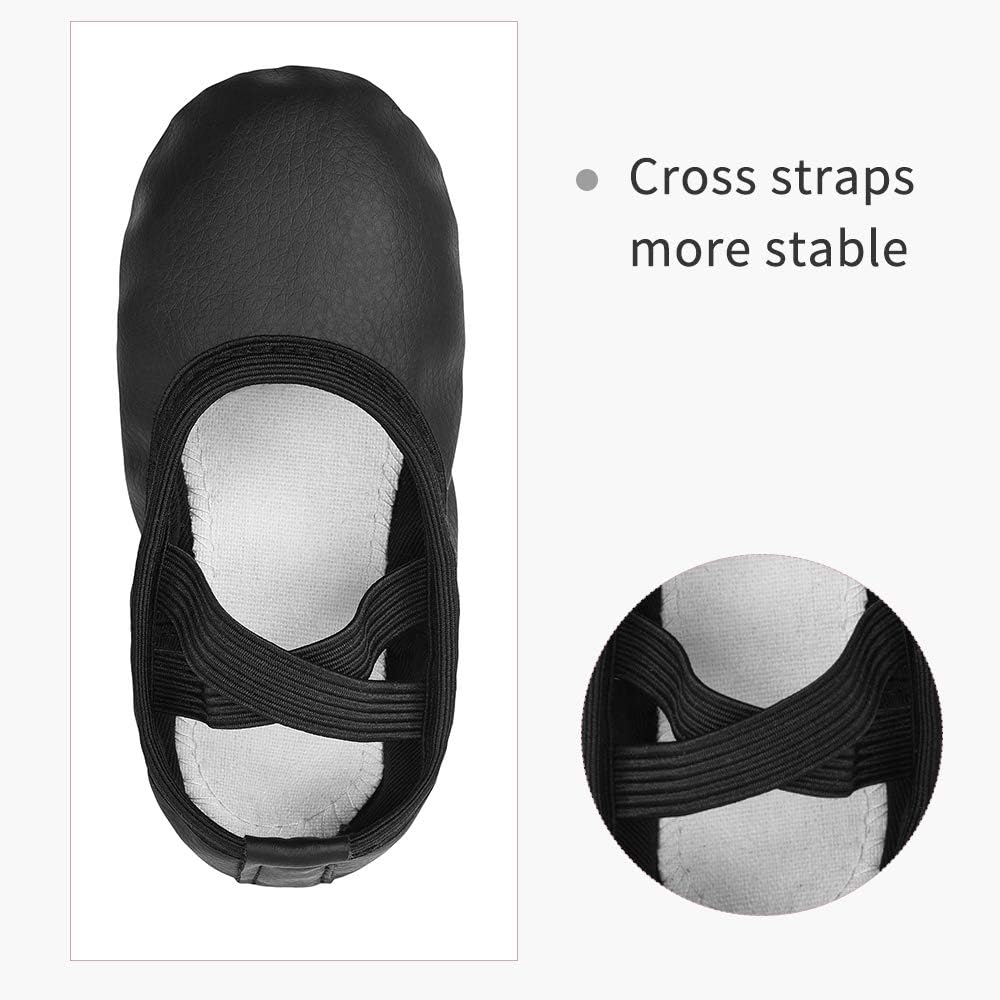 Stelle Ballet Shoes - Professional Close-Fit Dance Slippers for Kids | PU Material, Multiple Sizes