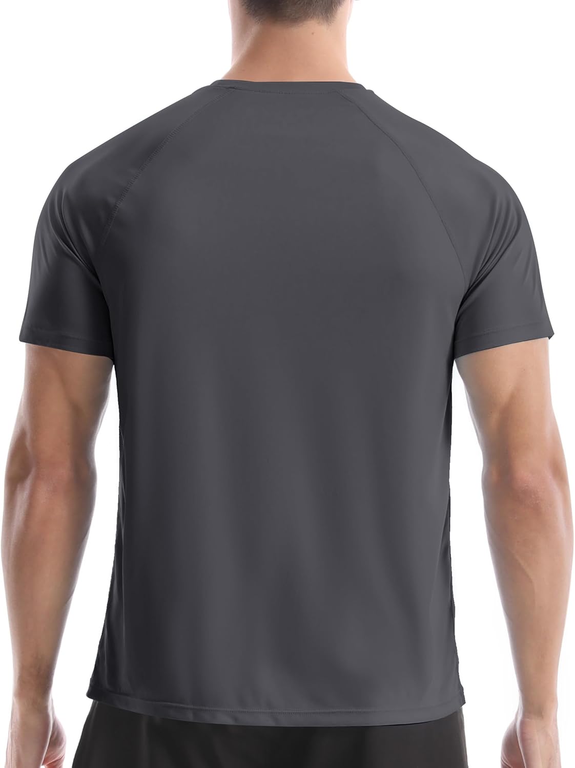 Roadbox Men's Rash Guard - Short Sleeve UV Protection Swim Shirt | Quick-Dry Lightweight T-Shirt