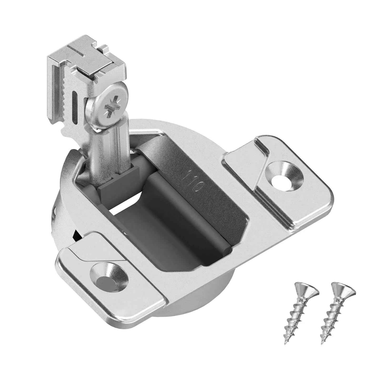 Replacement for Blum 110 Degrees Screw On Self Closing Compact 33 Hinge, Fit for Open Side Cabinet Hinges, Cabinet Door Hinges,Replacement for Original Blum Hinges 4Pack (mounting Plate not Included)