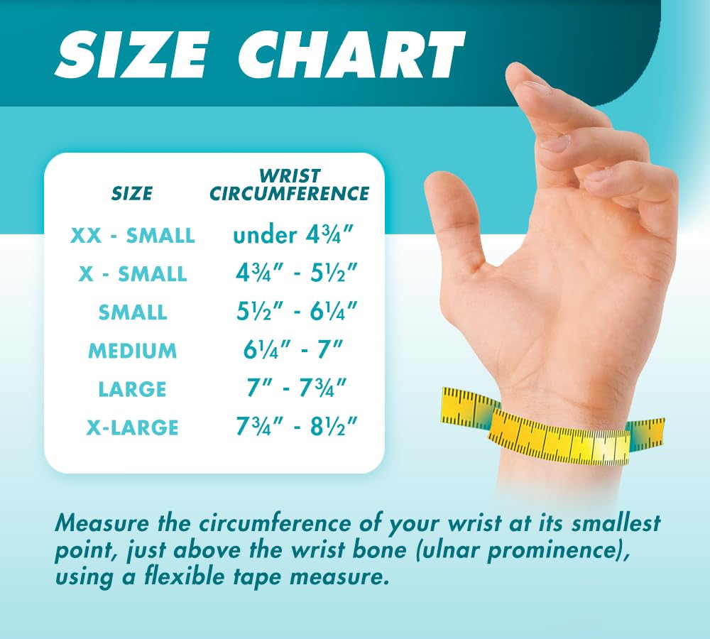 Med Spec 8" Wrist Lacer (Right Hand, Medium) - Wrist Brace with Easy Adjustable Lacing Support - Carpal Tunnel Hand and Wrist Stabilizer with Palmar & Dorsal Stays, Breathable Liner, 223934