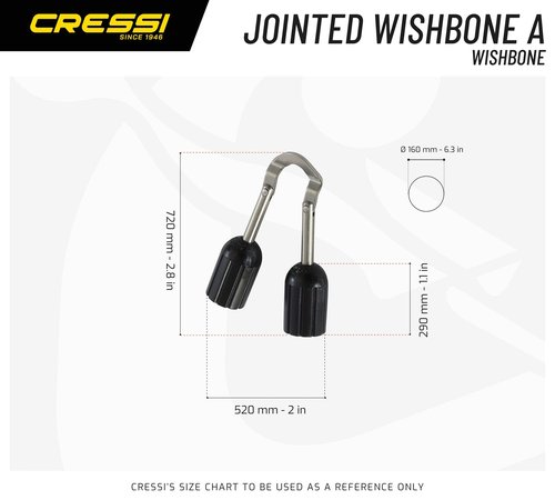 Cressi Jointed Wishbone Type A