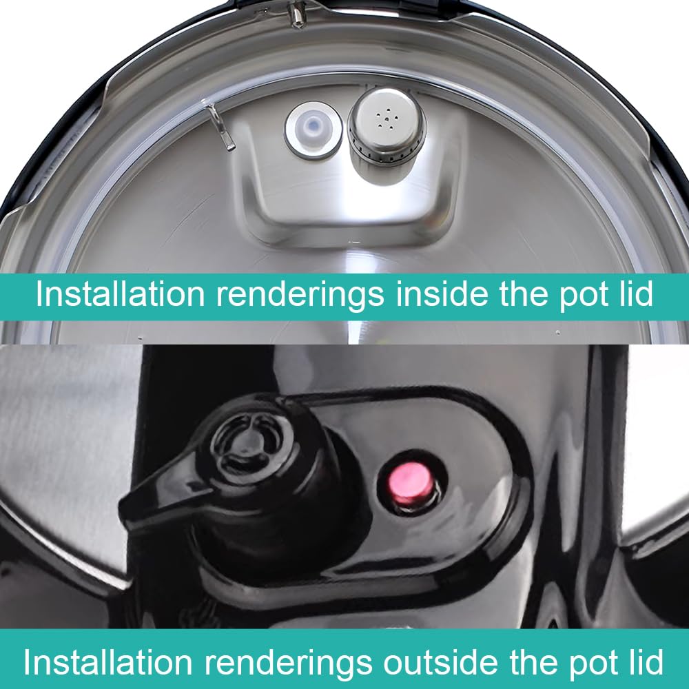 10Pcs Replacement Parts for Instant Pot Duo 8 Quart and Duo Plus 8Qt, Accessories for Duo& Duo Plus 8 Qt Instantpot, Lid Replacement Sealing Ring Steam Release Valve Float Valve for Instant Pot