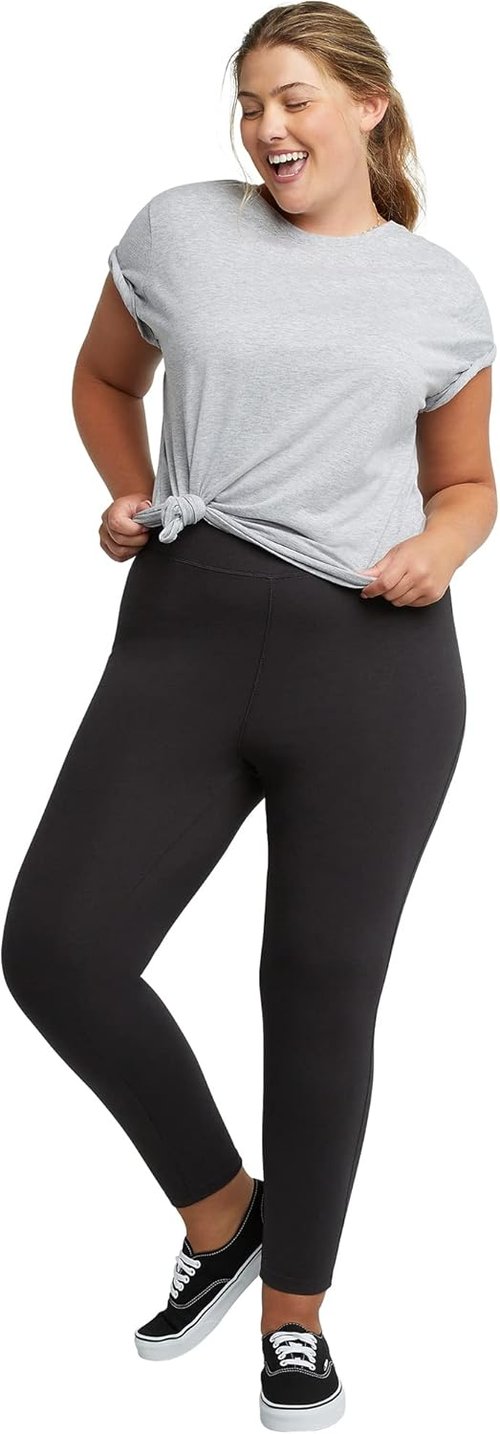 Hanes Women's Long Leggings - Comfortable Stretch Fabric | Perfect for Everyday Wear