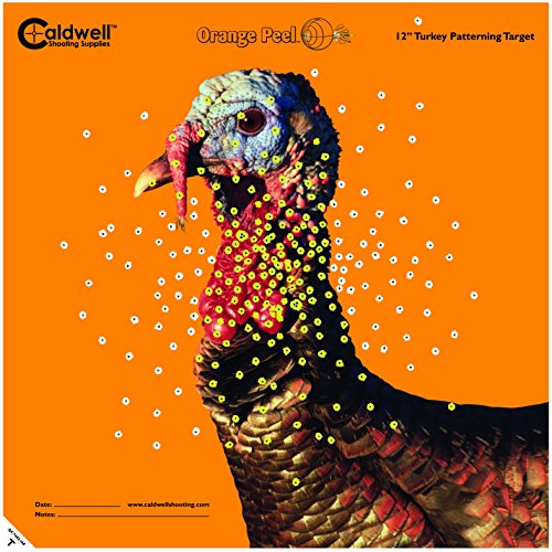 12" Orange Peel Turkey Target with Strong Adhesive - 5 Sheets