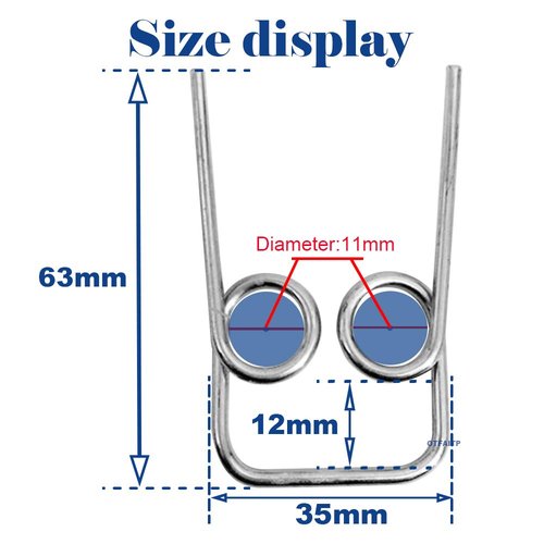 OTFAITP Kids Scooters Steering Spring Axles Repair Parts Tools Accessories for 3 4 Wheel Kicks Scooter Steering Does not Automatically Rebound
