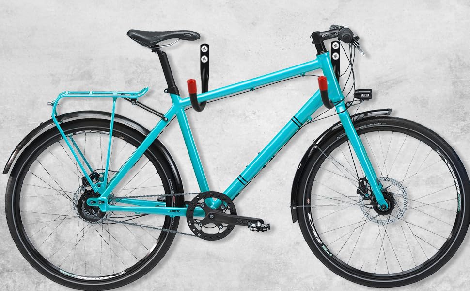 YOUNITA Heavy Duty Garage Wall Hooks for Hanging, 6Pcs Storage Hooks, 3.8inch Hanging Hook for Garage Storage and Organization,Wall Mount Utility J Hook with Wall Anchors and Screws (6, 3.8inch)