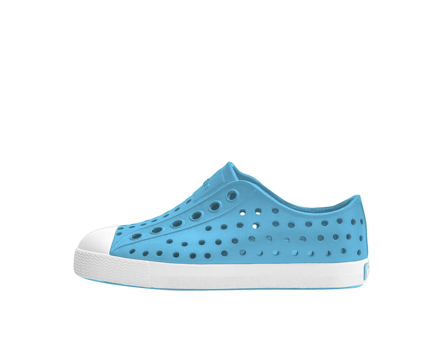 Native Shoes Unisex-Kids Jefferson Sneakers, Aquarius Blue/Shell White, 9 Toddler