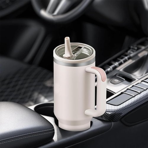 2 Pack 40 Oz Stanley Replacement Lid, Flip Straw Leak Proof Top Fit For Quencher, Spill Proof Design Tumbler Lid Replacement, Stanley Cup Lid Accessories (Teal 2 Pcs)