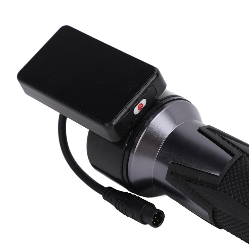 Electric Scooter Throttle Grip, 1 Pair Mg Alloy Throttle Handle with Display 6 Pin Connector Universal for Sealup Electric Scooters