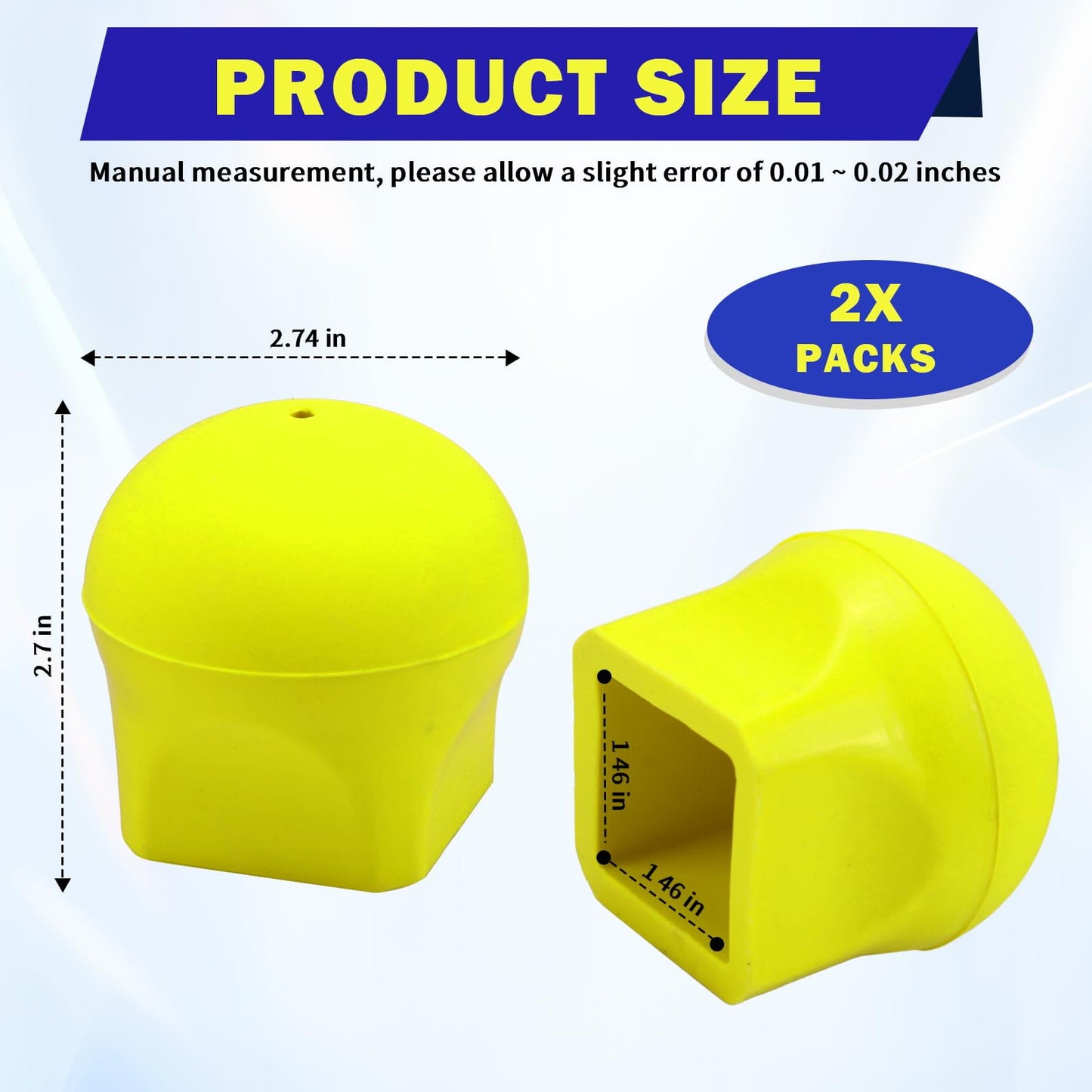 Ladder Stabilizer Bumpers Fit for Werner Extension Ladder Stabilizer, Ladder Standoff Rubber End Caps Ladder Stabilizer Pads Non-Slip Ladder Standoff Protective Covers Ladder Mitts, 2 Pack