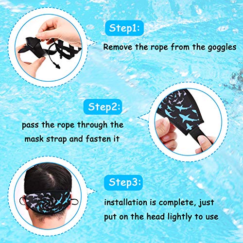 Neoprene Dive Mask Strap Cover - 3 Pack for Snorkeling & Diving