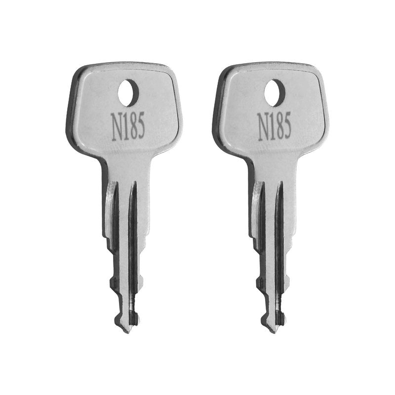 seork Car Rack Replacement Key N185 (2 Pcs) Fits for Thule Compatible Roof Racks, Cargo Box, Carriers, Crossbars Code N185