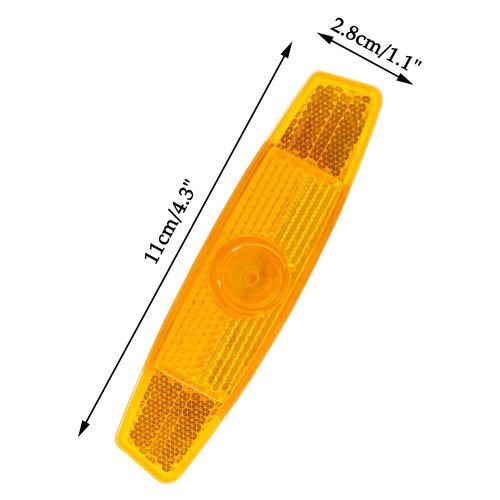 Coufce Bicycle Reflectors, Bicycle Night Safety Warning, Road Spoke Lights, Bicycle Wheel Rim Reflective, Bike Handlebar Bell, Bicycle Accessories
