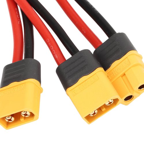 VINGVO Double Battery Discharge Converter, Multiple Power Supply Current Increase Dual Battery Parallel Module Adapter Aluminum Alloy for Electric Bike (40A)