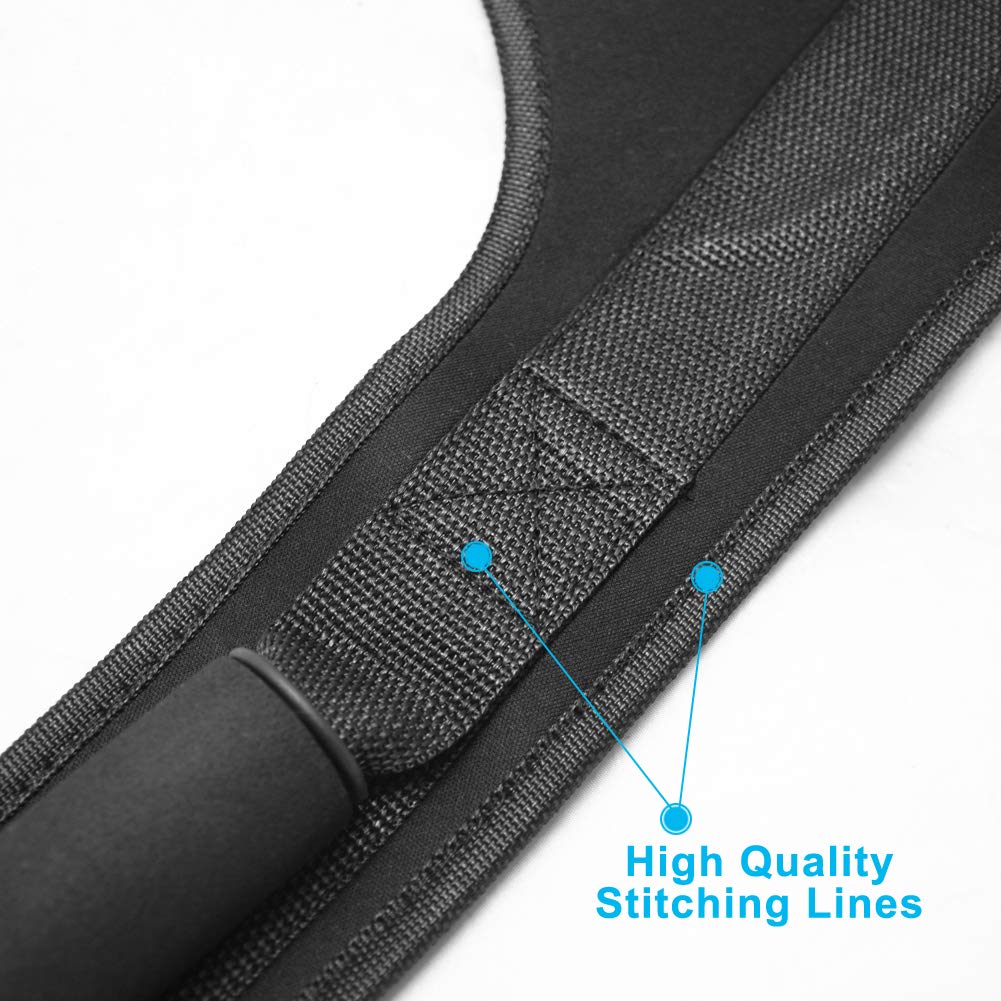 YCYU Ab Crunch Harness Cable Attachment Ab Exercise Cable Machine Gym Workout Abdominal Crunch Core Muscle Training Equipment Shoulder Pads