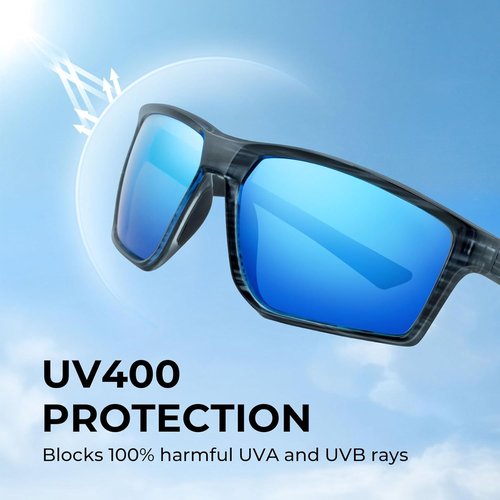 KastKing Osage Polarized Sunglasses - UV Protection for Men & Women | Ideal for Driving, Fishing, Cycling