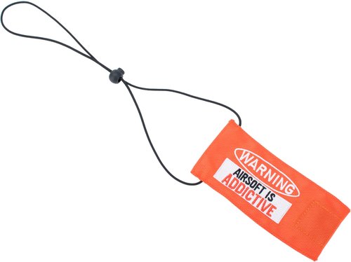 Evike - Tactical Airsoft Cover w/Bungee Cord (Model: Addictive/Orange/X-Large)