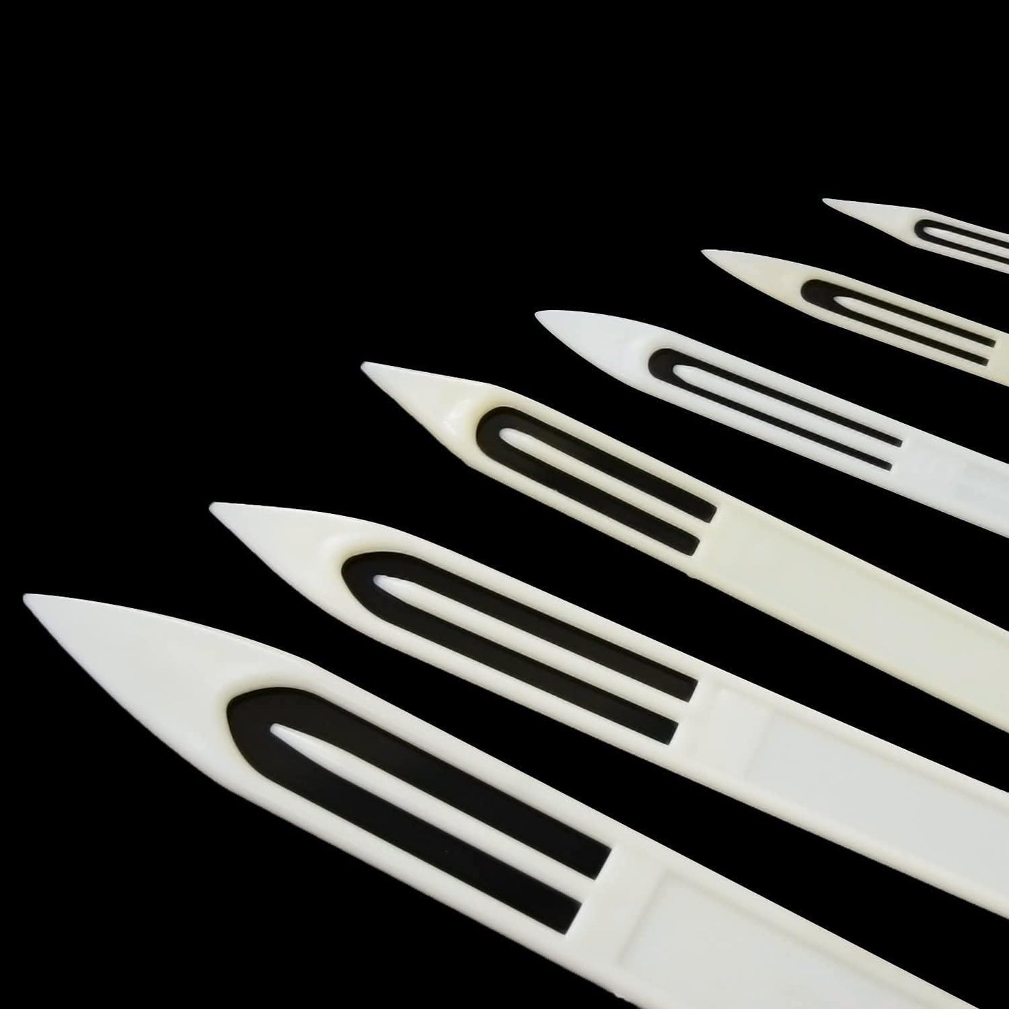 Skiennix Fishing Net Repair Kit - 7Pcs Plastic Needle Shuttles for Easy Mending & Maintenance
