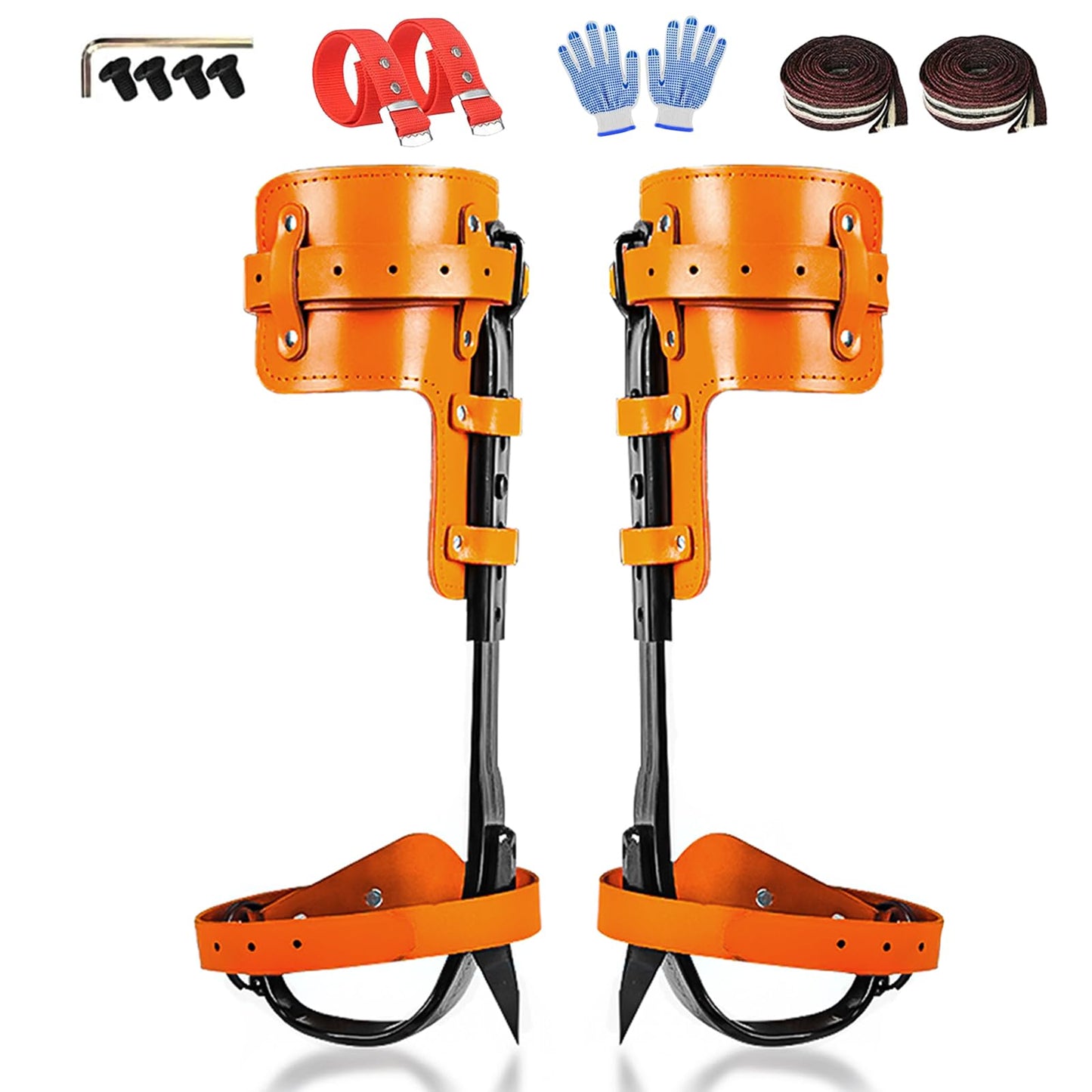 Gdsinstna Tree Climbing Spikes Set,Tree Climbing Gear, for Climbers, Fruit Picking