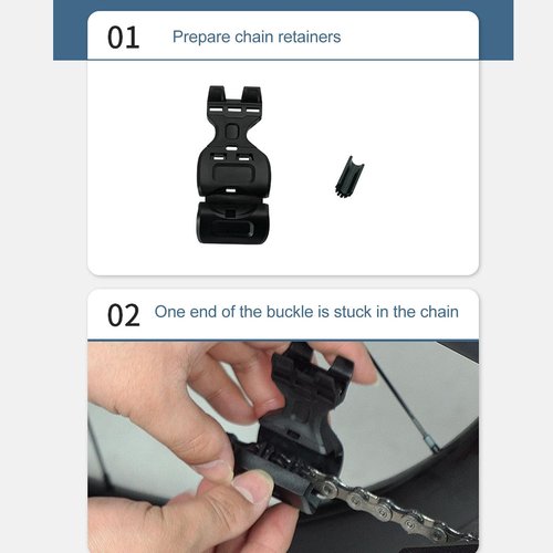 Alomejor Mountain Bike Chain Tensioner,Easy Installation Anti Drop Chain Retention,Chain Retention System,Bike Repair Tool for Bike Enthusiasts Mechanics Professional Repairs DIY Maintenance
