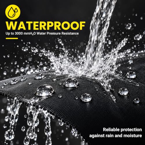 Favoto Waterproof Bike Cover XL for 1 or 2 Bikes Black