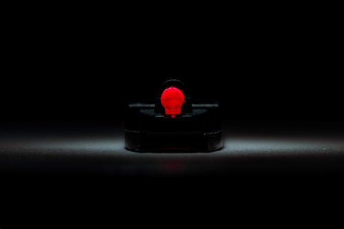 HIVIZ BirdBuster Fiber Optic Shotgun Sight Green and Red, One Size