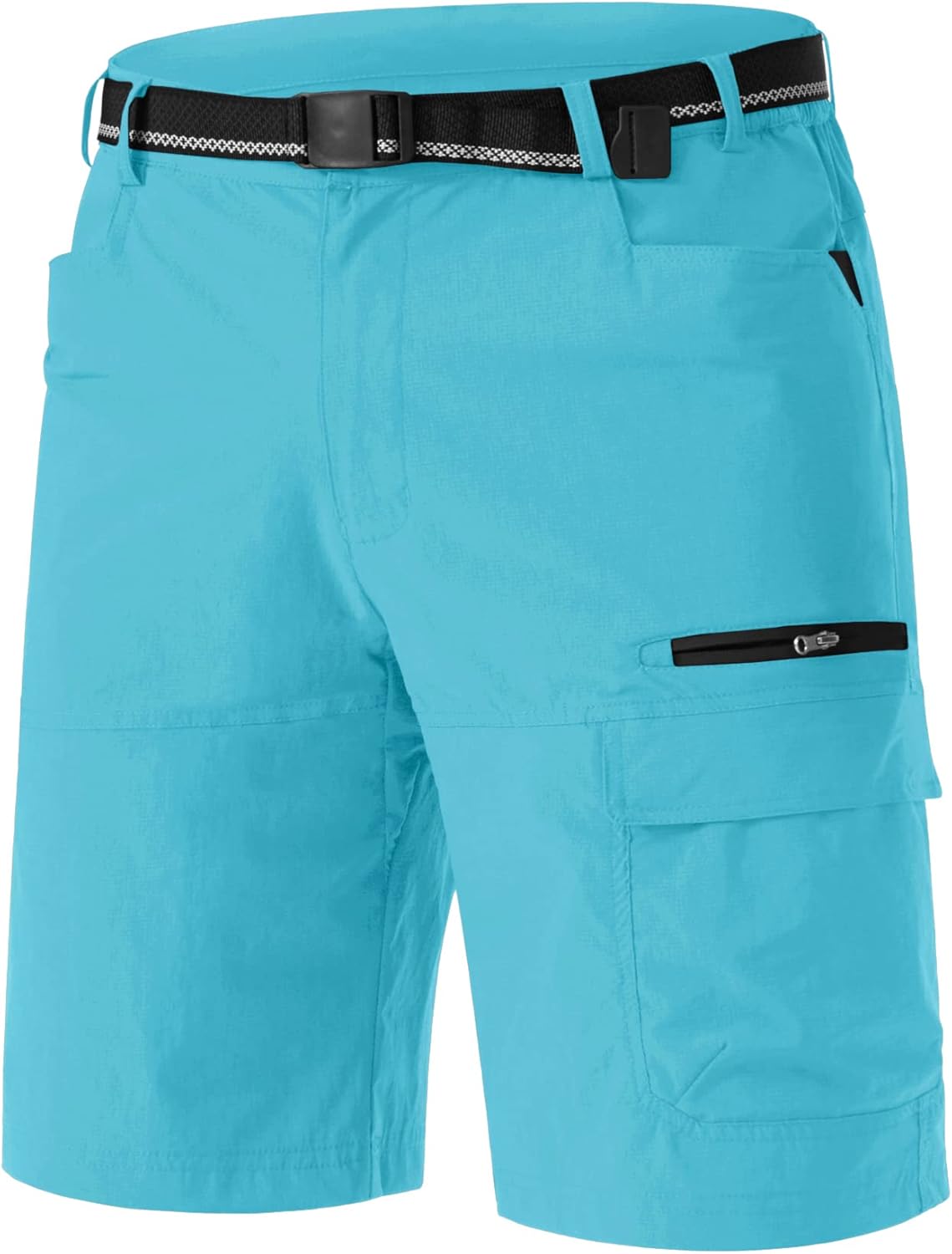 TACVASEN Men's Quick-Dry Cargo Shorts - Water-Resistant Casual Golf & Hiking Shorts