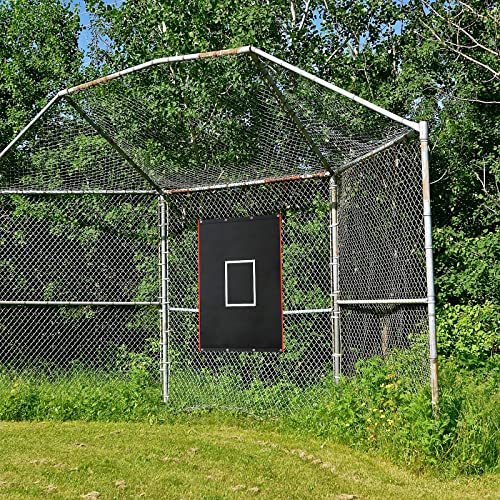 Heavy Duty Baseball Batting Cage Backstop - 4 x 6 ft