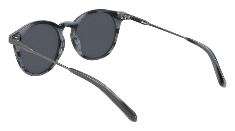 Dragon Hype Oval Sunglasses, Matte Black/Lumalens Smoke