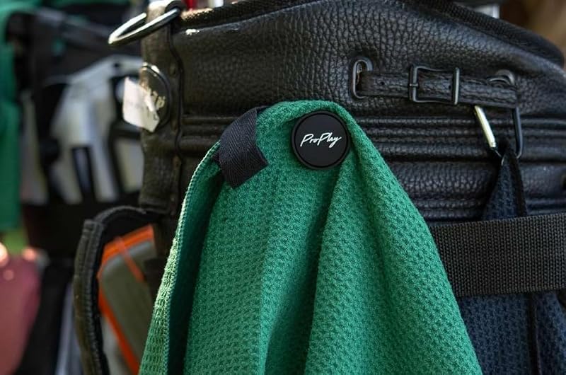 Microfiber Magnetic Golf Towel | Ultra Absorbent Fast Drying Cart and