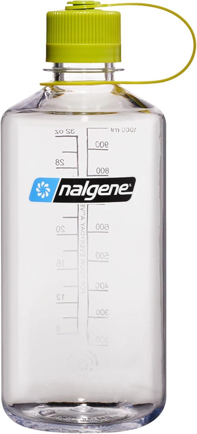 Nalgene 32 oz Narrow Mouth Water Bottle - BPA-Free, Durable & Leak-Proof | Lightweight for Gym, Office & Travel