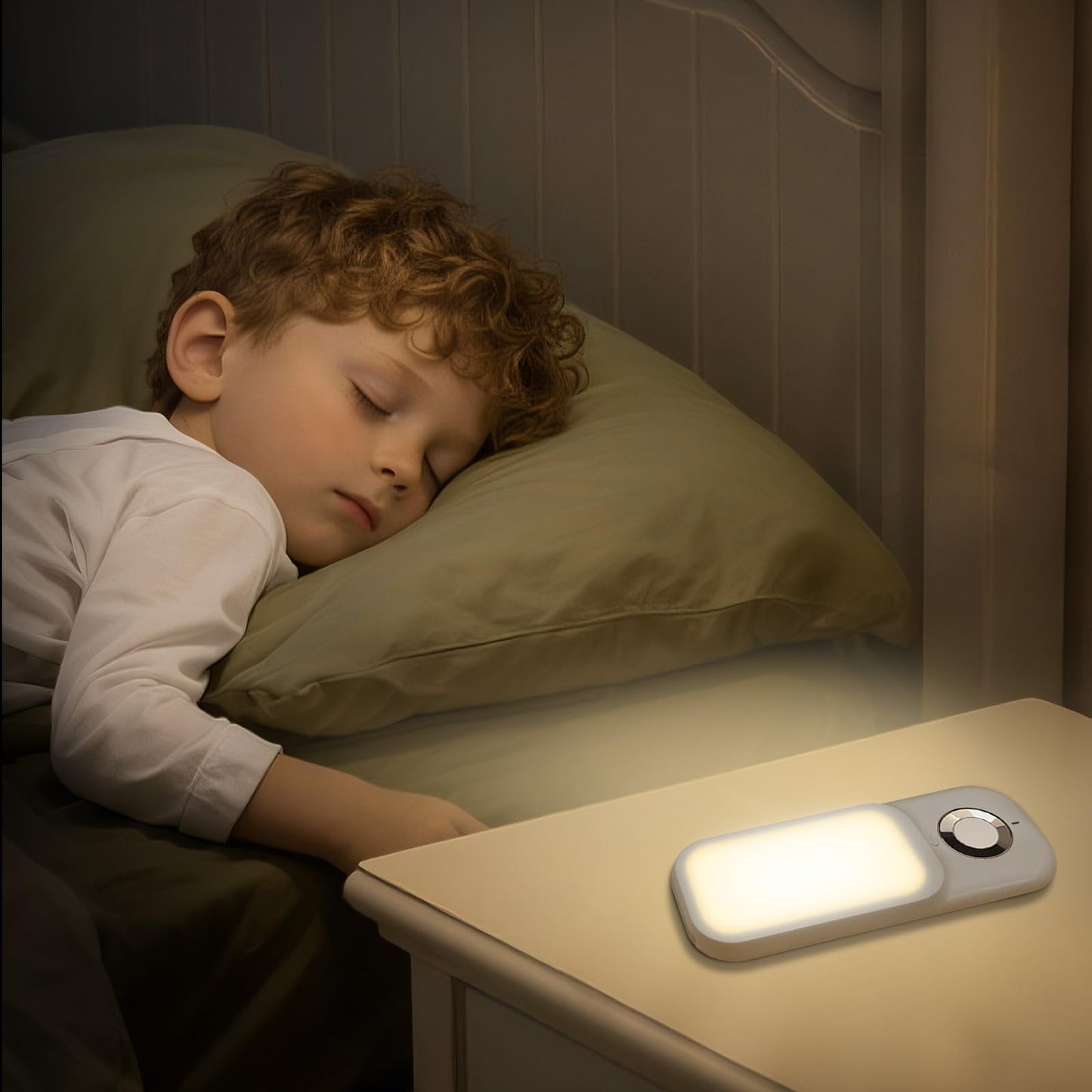 Breeker Motion Sensor Night Light with Flashlight, Night Lights Plug into Wall with Dusk to Dawn Motion Sensor, Soft Warm White, Adjustable Brightness for Bedroom, Stairs, Hallway