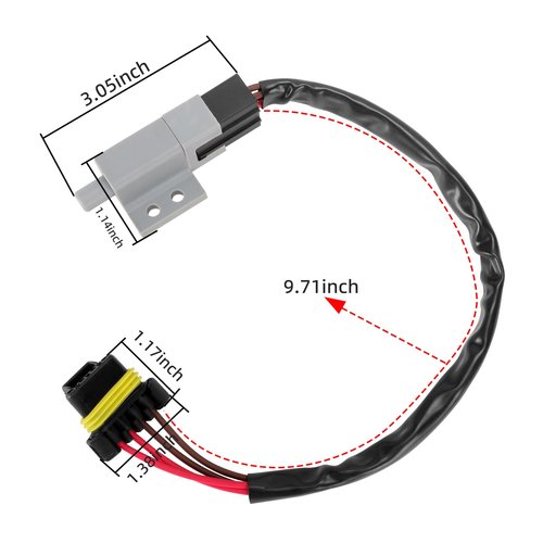 AIPSET Golf Cart Brake and Accelerator Pedal Switch Assembly Compatible with EZGO RXV Gas and Electric Golf Carts, Replace OEM # 606711, 607605, 610668, 612889, 615747