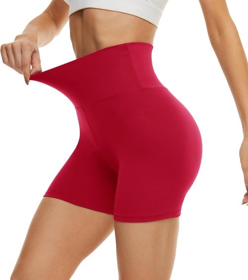 CAMPSNAIL Biker Shorts for Women - High Waisted Tummy Control Spandex | 3"/5"/8" Sizes for Yoga & Dance