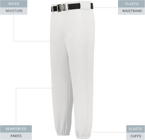 Augusta Sportswear Youth Baseball Pants - Classic Gamer Style for Comfort & Performance