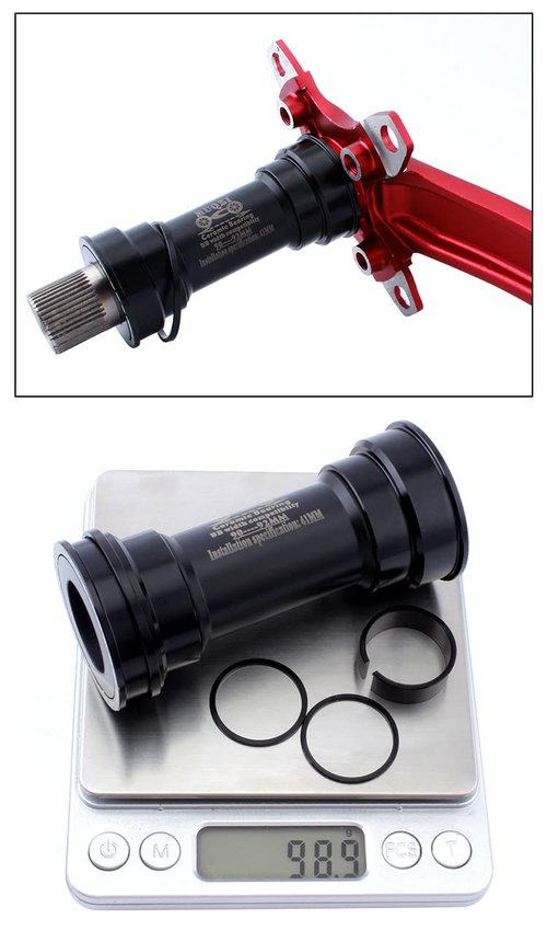 COONIUM BB90 / BB92 Press Fit Ceramic Bearing BB Bottom Bracket for 24mm (Shimano) or 22/24mm (SRAM GXP) Crank Spindle