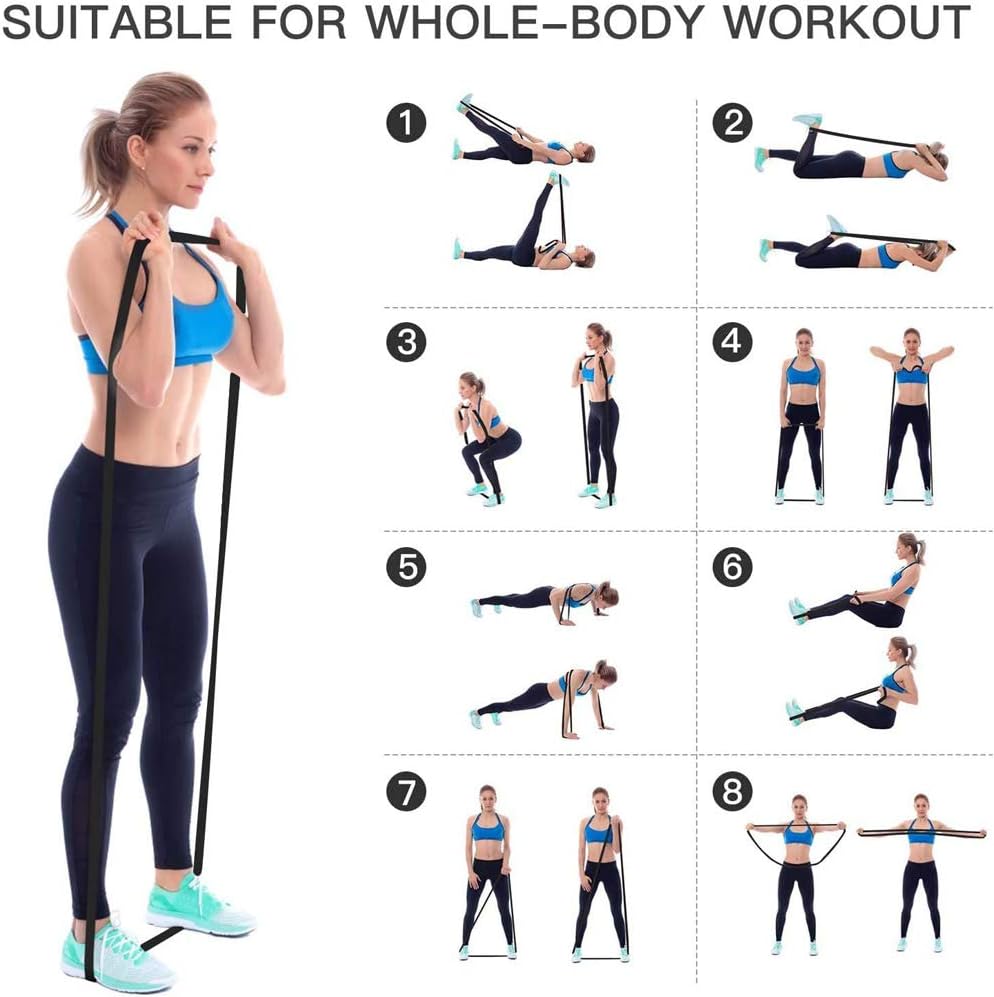 Skiennix Pull-Up Bands | Resistance Bands for Effective Workouts - Long & Versatile for Home or Gym