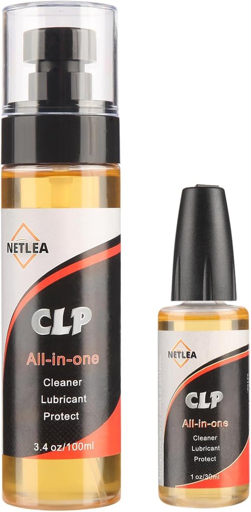 CLP Gun Oil - Premium Firearm Lubricant for Rust Prevention | 3.4oz Fine Mist & 1oz Needle Oiler