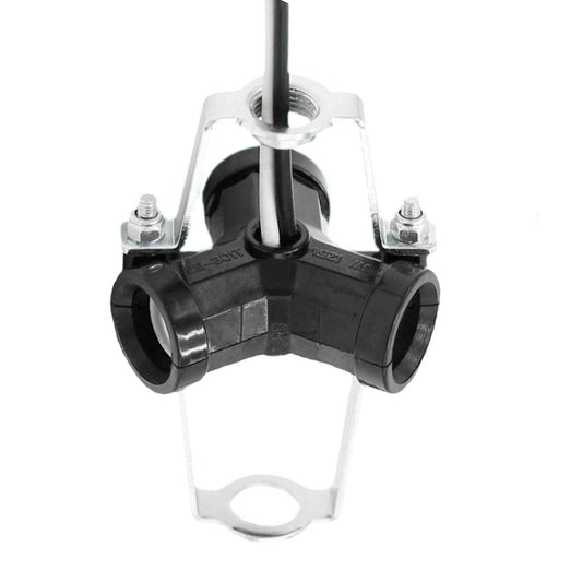 JNXQWE Candelabra Base 3 Light Cluster Socket,e12 Cluster Lamp Holder with Bracket Light Fixture Wire for DIY Lamp Accessories Ceiling Lamp (1-Pack)