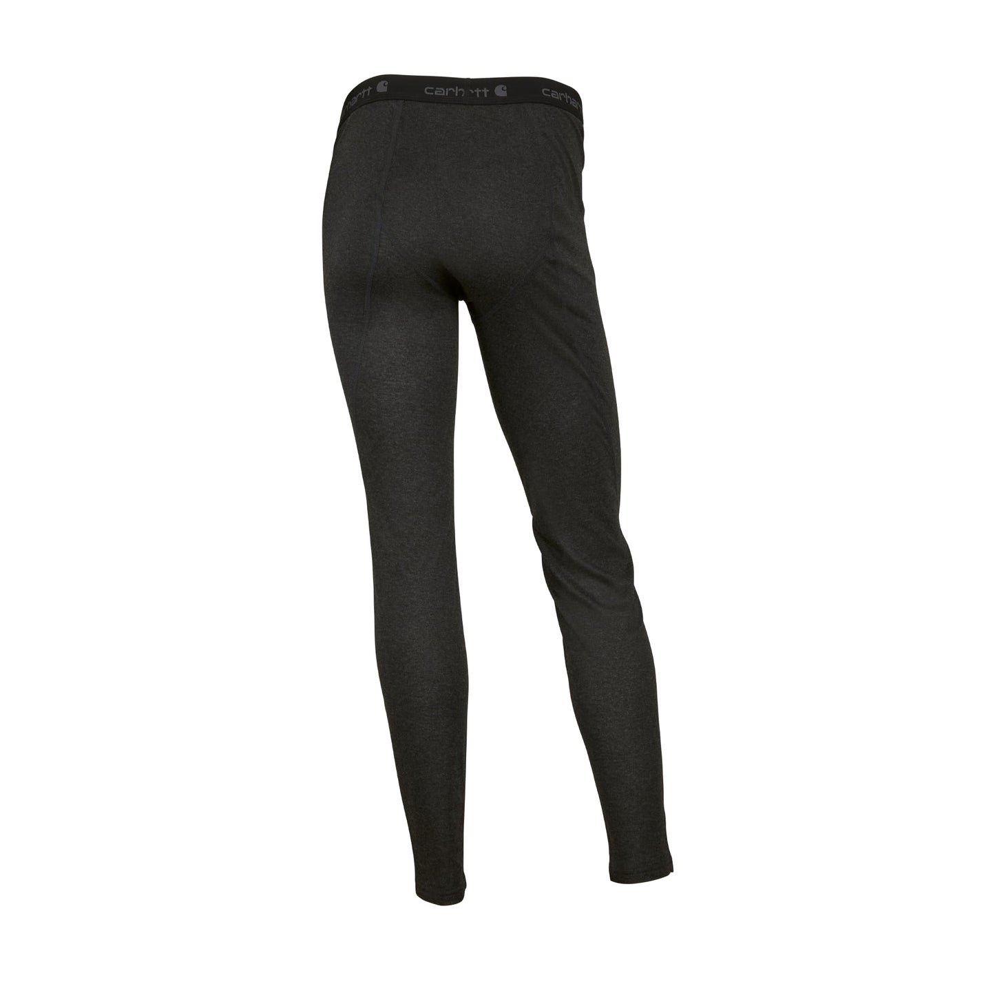 Carhartt Men's Force Midweight Stretch Base Layer Pant, Black Heather, Medium