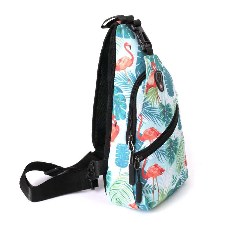 WESTEND Black Crossbody Sling Bag with Adjustable Strap for Traveling, Hiking, Daypack for Men and Women