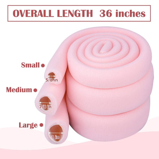 Ultrassist Toe Sleeve with Overlap Medium Size 7/8" Inner Diameter 36" Roll, Sponge Toe Protectors for Blisters, Bunions, Corns