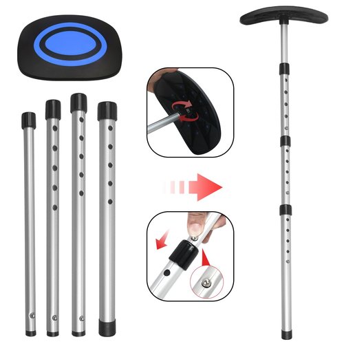 LOVACE Golf Travel Bag Support System, Golf Club Travel Protection Kit (Blue)