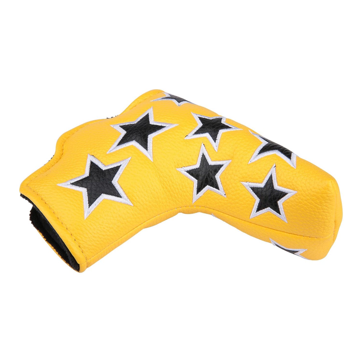 OGECLF Stars Design Golf Club Blade Putter Head Cover with Magnetic Closure fit Taylormade Scotty Cameron Odyssey (Yellow)