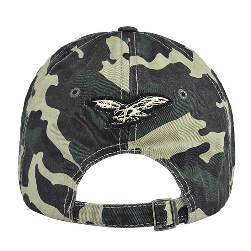 Ptduabenlu American Flag Baseball Cap for Men Women USA Embroidery Washed Adjustable Cotton Dad Hat Woodland Camo
